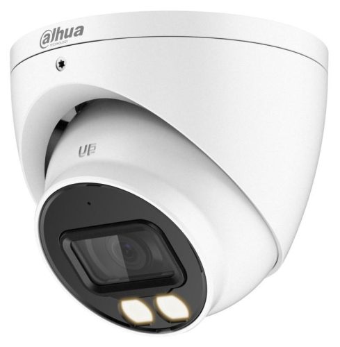 8 MP Full-color HDCVI WDR fix IR/láthatófény dómkamera; SMDplus; mikrofon; koax audio