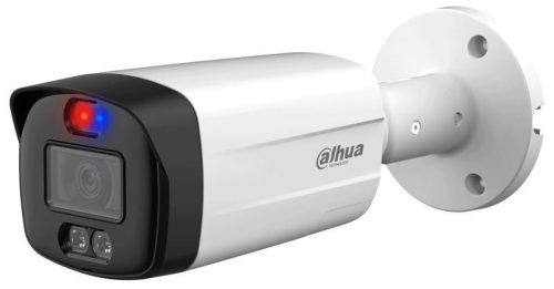 Dahua 8 MP HDCVI WDR fix IR/láthatófény csőkamera; mikrofon; koax audio; fény- és hangriasztás