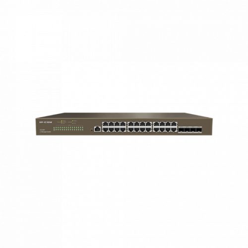 IP-COM Switch Vezérelhető - G3328F (24x1Gbps; 4x SFP; 1x console port; L2)