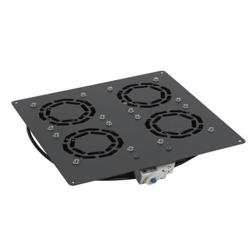 Legrand Rackszekrény ventilátor 19" - 4 ventilátor, termosztát, 320m2 /óra, (Linkeo álló rack szekrényekhez)