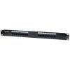 Manhattan Patch panel - CAT5e UTP patch panel, 16 portos, 1U, Fekete