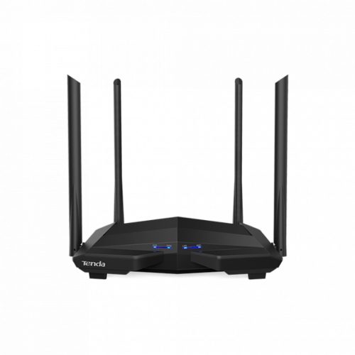 Tenda Router WiFi AC1200 - AC10 (300Mbps 2,4GHz + 867Mbps 5GHz; 4port 1Gbps, MU-MIMO; 4x6dBi)