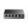TP-Link Switch PoE - TL-SG1005LP (5 port 1Gbps; 5/4 af PoE port; 40W)