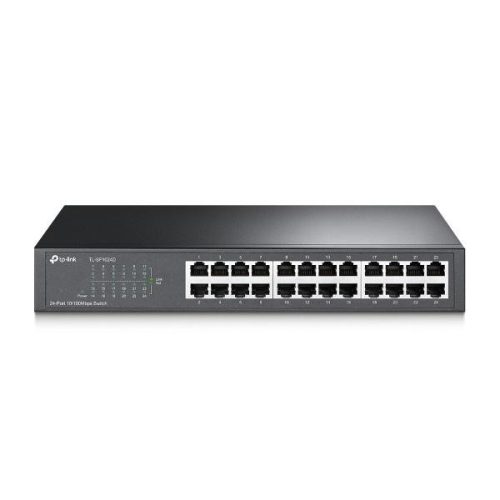 TP-Link Switch - TL-SF1024D (24 port, 100Mbps; fém ház, rackbe szerelhető)