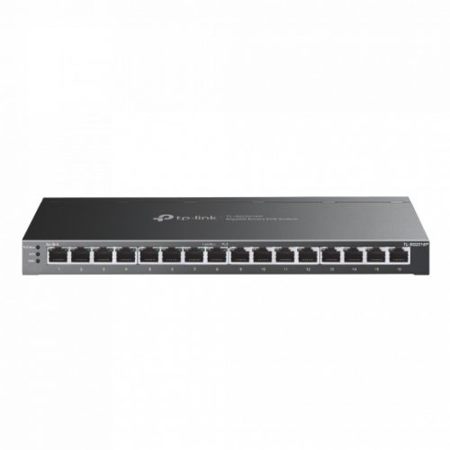 TP-Link Switch Smart PoE - TL-SG2016P (16port 1Gbps; 8× 802.3at/af PoE+; 120W; L2/L3/L4)