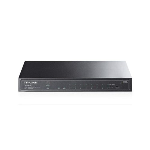 TP-Link Switch Smart PoE- TL-SG2210P JetStream™ (L2; 8 port 1Gbps + 2 port SFP; 8 af PoE port; 53W)