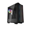 DeepCool Számítógépház - CC560 A-RGB (fekete, ablakos, 4x12cm venti, Mini-ITX / Micro-ATX / ATX, 1xUSB3.0, 1xUSB2.0)