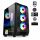 Spirit of Gamer Számítógépház - Rogue VI RGB (fekete, ablakos, 8x12cm ventilátor, alsó táp, ATX, 1xUSB3.0, 2xUSB2.0)
