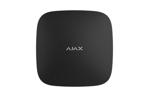 Ajax Hub 2 vezeték nélküli riasztóközpont; 4G, 3G, 2G és Ethernet; riasztás kiegészítése képpel; fekete