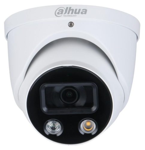 Dahua 2 MP WizSense Full-color WDR fix láthatófény IP dómkamera; SMDplus; fény- és hangriasztás