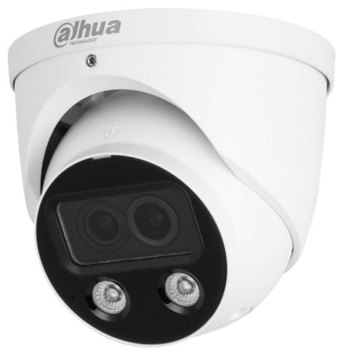 Dahua 4 MP Dual WizMind Full-color DWDR fix IR/láthatófény IP dómkamera; SMD3.0; hang I/O; riasztás I/O
