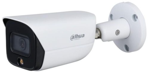 Dahua 2 MP WizSense Full-color WDR fix láthatófény IP csőkamera; SMDplus; mikrofon; hang I/O; riasztás I/O
