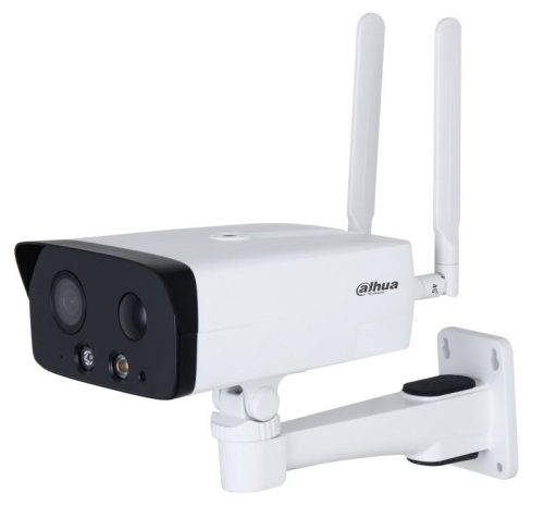 Dahua 4 MP WizSense WDR fix IR IP csőkamera; SMD; mikrofon; hangszóró; hang I/O; riasztás I/O; 4G
