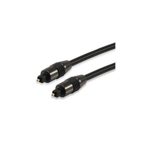 Equip kábel - 147923 (Toslink(optikai), SPDIF, apa/apa, aranyozott csatlakozó, fekete, 5m)