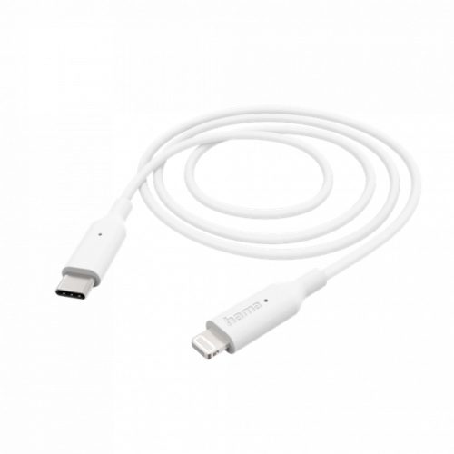 Hama Kábel - 201598 (USB-C/Lightning, USB 2.0, 1m, fehér)