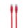 S-link Kábel - SL-CAT601RE (UTP patch kábel, CAT6, piros, 1m)