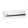 Equip Asztali patch panel - 227362 (12 port, Cat6, árnyékolt, szürke)