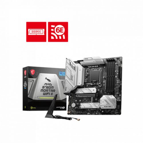 MSI MAG B760M MORTAR WIFI II Intel B760 LGA1700 mATX alaplap