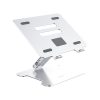 Orico Notebook állvány - LST-2AS-SV/69/ (állítható, 2x USB-A 3.0, kártyaolvasó: SD, ezüst)
