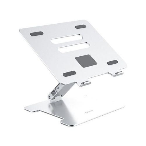 Orico Notebook állvány - LST-2AS-SV/69/ (állítható, 2x USB-A 3.0, kártyaolvasó: SD, ezüst)