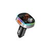 S-Link FM Transmitter - SL-BT235 Rainbow Bluetooth (BT5.0; Dual USB, 3A USB gyorstöltő, RGB)