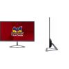 ViewSonic Monitor 23,8" - VX2476-SMHD (IPS, 16:9, 1920x1080, 4ms, 250cd/m2, HDMI, VGA, DP, VESA, SPK, ezüst, káva nélk.)
