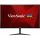 ViewSonic Monitor 27" - VX2718-PC-mhd (VA, 16:9, 1920x1080, 165Hz, 1ms, 250cd/m2, 2xHDMI, DP, VESA, SPK, ívelt)