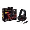 Genius Fejhallgató - HS-G600V (3.5mm Jack, hangerőszabályzó, mikrofon, nagypárna, fekete)
