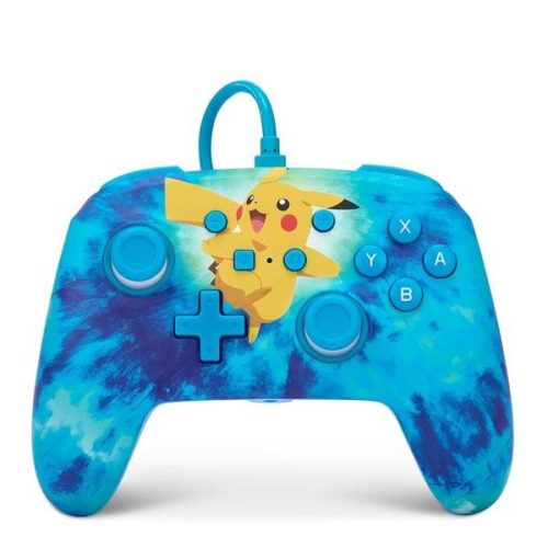 PowerA Enhanced Nintendo Switch vezetékes Tie Dye Pikachu kontroller