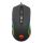 Everest Gamer Egér - SM-GX21 STARTY (6400 DPI, 7gomb, optikai, fekete, RGB LED)