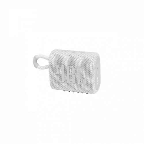 JBL Hangszóró Vezeték nélküli - GO 3 (IP67 víz és porállóság, hangerőszabályzó, BT 5.1, USB-C, Fehér)