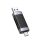 Orico Kártyaolvasó - CD2D-AC2-BK (Bemenet: USB-C/USB-A, Kimenet: SD/TF)