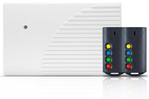 Satel 4 csatornás rádió-vevőegység; 2 db T-4 távirányítóval, SMA antenna csatlakozóval