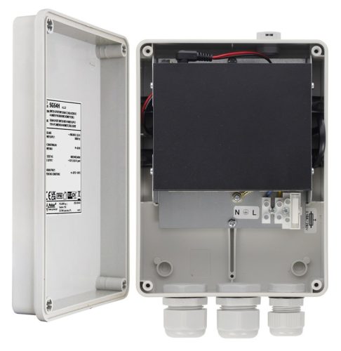 Pulsar 6 portos Gbit PoE switch (30 W) kültéri dobozban; 4 PoE + 2 uplink port; nem menedzselhető