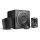 WaveMaster Hangszóró 2.1 - MOODY (65W RMS, Fa mélynyomó, 3,5mm jack, RCA, Fekete)