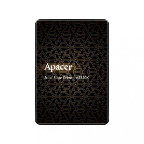 Apacer SSD AS340X Series Panther - 480GB AP480GAS340XC-1 (SATA3, Olvasás: 550 MB/s, Írás: 520 MB/s)