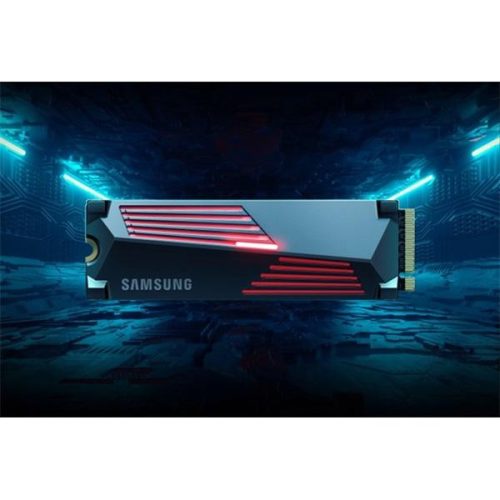 Samsung SSD 2TB - MZ-V9P2T0GW (990 PRO hűtőbordákkal, PCle 4.0, NVMe M.2, 2TB)