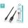 Devia ST348693 Gracious 2,4A 2m USB/Lightning fekete adat- és töltőkábel
