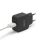 Delight Telefon töltő - 1db USB, 5V/1.2A, Fekete